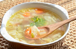 La recette facile de soupe aux légumes et à l'orge!