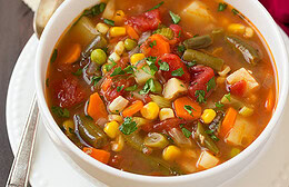 La recette facile de soupe aux légumes et à l'orge!