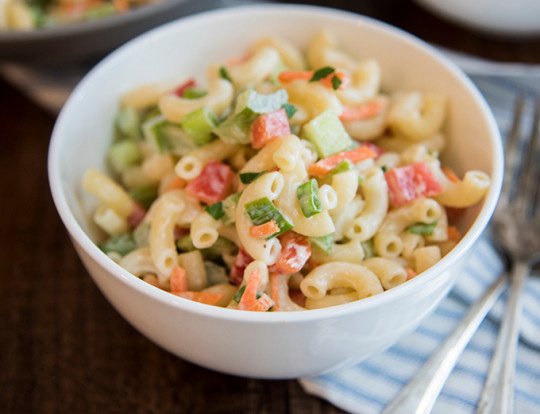 Recette facile de salade de macaroni style maman!