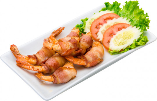Les meilleurs amuse-gueules de crevettes au bacon (Rapide et facile)