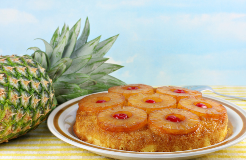La recette traditionnelle de gâteau renversé à l'ananas très facile