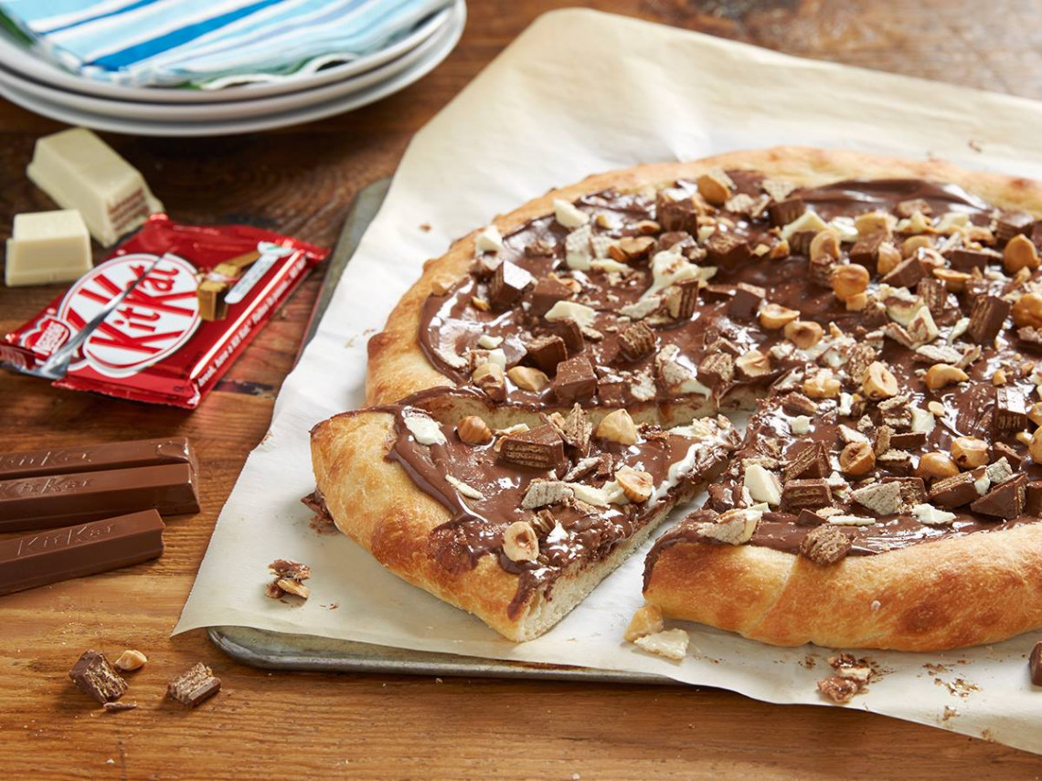 La recette parfaite de pizza à la Kit Kat (super facile à faire!)