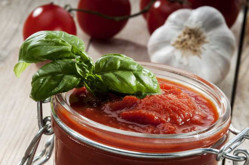 Conserve de sauce tomate maison