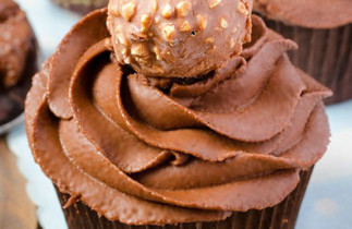 Recette facile de cupcakes au Ferrero Rocher