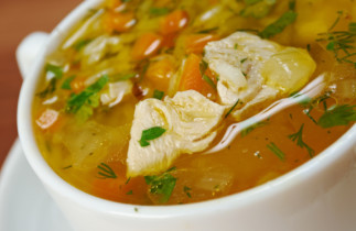 recette soupe aux restes de dinde (Touski)