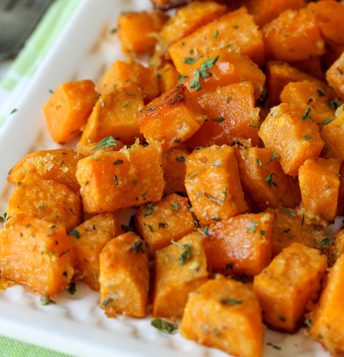 Recette de patates douces au parmesan!