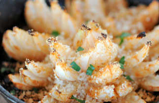 Recette de fleurs d'oignons frits sur le BBQ