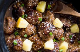 Recette facile de boulettes de viande hawaïenne à la mijoteuse!
