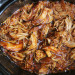Recette facile de poulet effiloché et sauce BBQ dans la mijoteuse