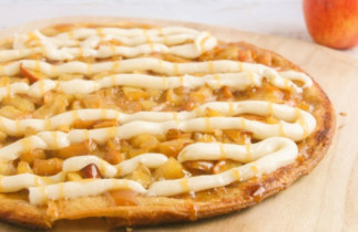 Recette facile de pizza de tarte aux pommes!