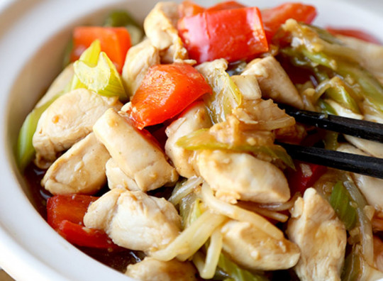 Recette facile de chop suey au poulet!