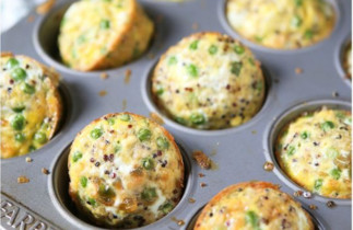 Recette facile de muffins d’œufs, quinoa, fromage et légumes