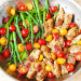 Recette facile de Casserole de poulet, légumes et pesto