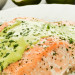 Recette facile de saumon avec une sauce crémeuse lime et coriandre!
