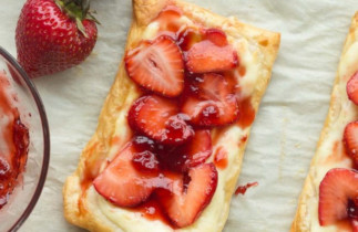 Recette facile de danoises aux fraises!