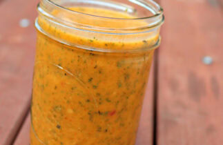 Recette facile de vinaigrette au citron et à la bruschetta!