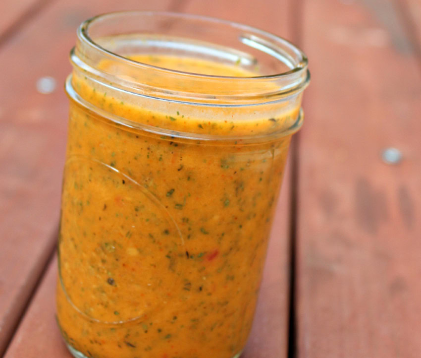 Recette facile de vinaigrette au citron et à la bruschetta!