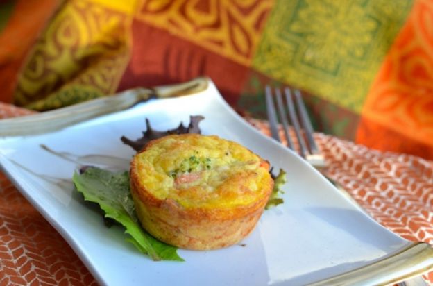Recette facile de muffins au poulet et légumes