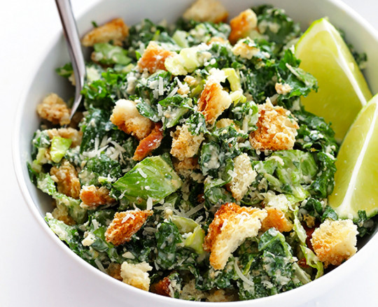 Recette facile de salade césar au chou kale!