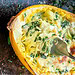 La recette facile de courge spaguetti au parmesan et épinards!