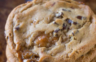 La recette facile de biscuits aux chocolat et caramel!