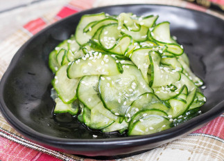 La recette facile de salade de concombre à la japonaise!