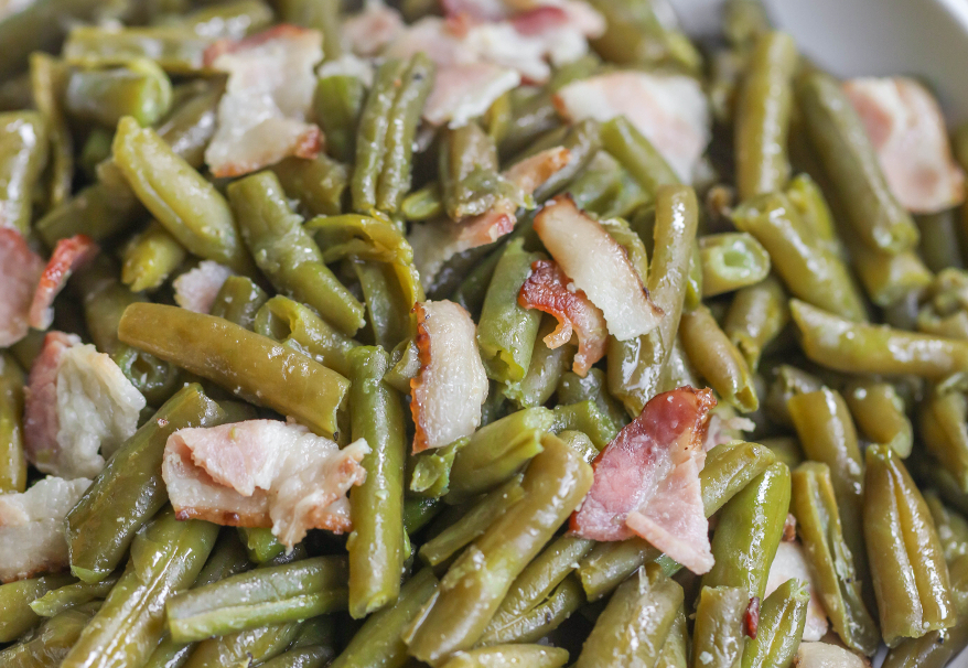 La recette facile de fèves vertes et bacon dans la mijoteuse!
