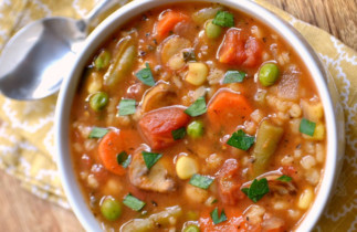 Recette facile de soupe aux légumes et à l'orge