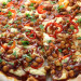 La meilleure recette depPizza végétarienne aux pois chiches (Et sauce BBQ)!