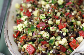 La meilleure recette de salade grecque de lentilles!