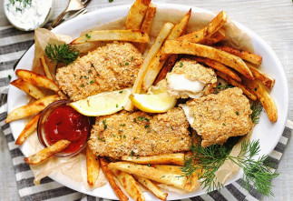 La meilleure recette de Fish and Chips maison (Au four!|)