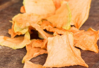 Une recette facile de chips de cantaloup très santé!