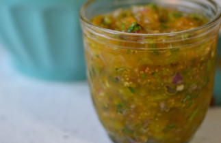 La meilleure recette de salsa piquante aux cerises de terre!