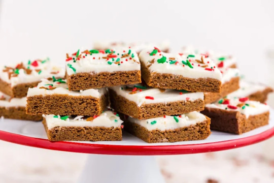 Les barres de biscuits au pain d'épices parfaites pour Noël!