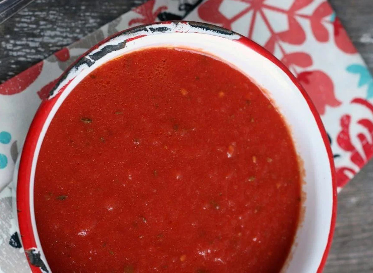 Recette de sauce marinara adaptée au régime cétogène