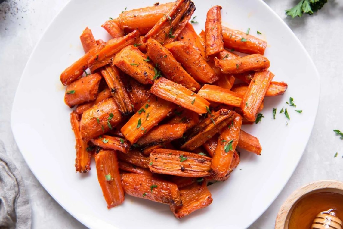 Succulente recette de carottes au miel et à l'ail à la friteuse à air