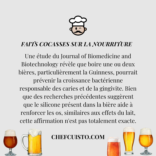 Les bénéfices surprenants de la bière pour la santé bucco-dentaire