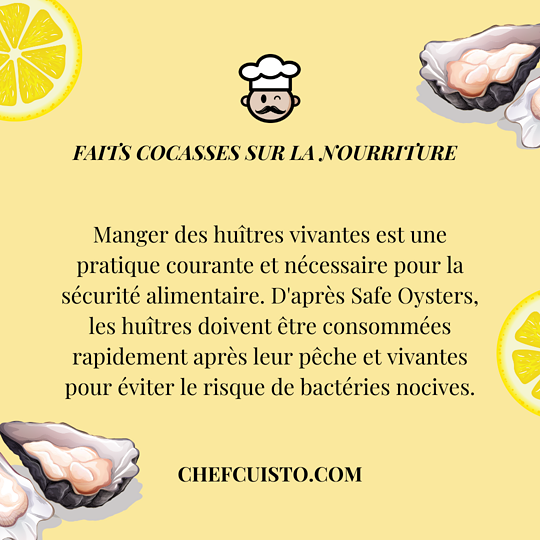Les huîtres et la sécurité alimentaire