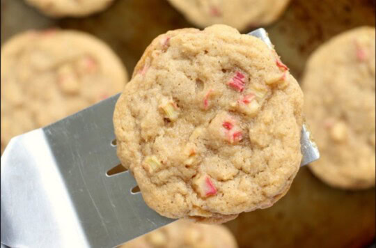 Recette facile de biscuits à la rhubarbe maison