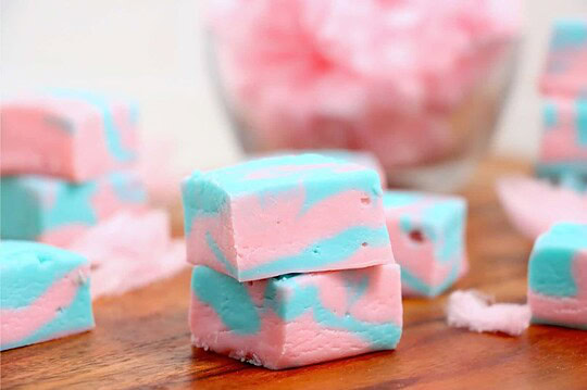 Recette facile pour un fudge à la barbe à papa