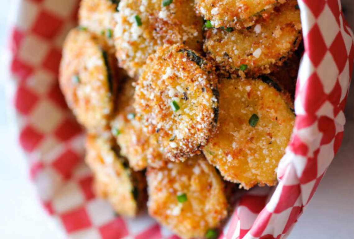 Recette facile de courgettes croustillantes au parmesan