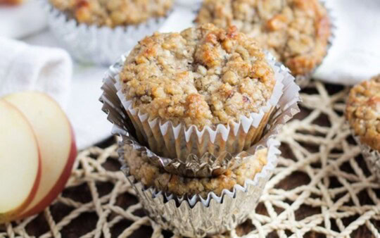 Recette facile de muffins aux bananes et aux pommes