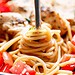 Recette facile de pâtes au poulet avec une sauce bruschetta
