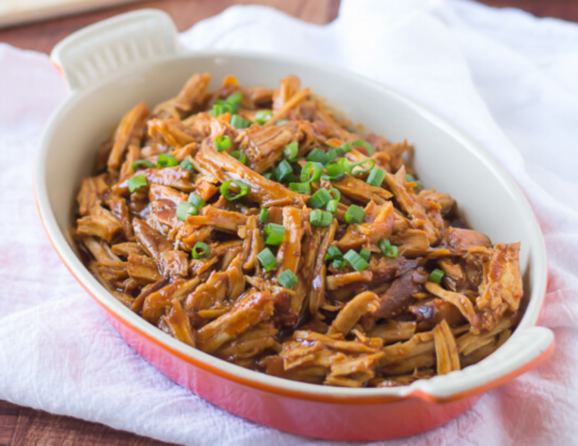 Recette facile de porc effiloché et miel à la mijoteuse