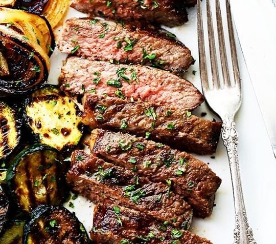 Recette facile de steaks grillés au Jack Daniel's