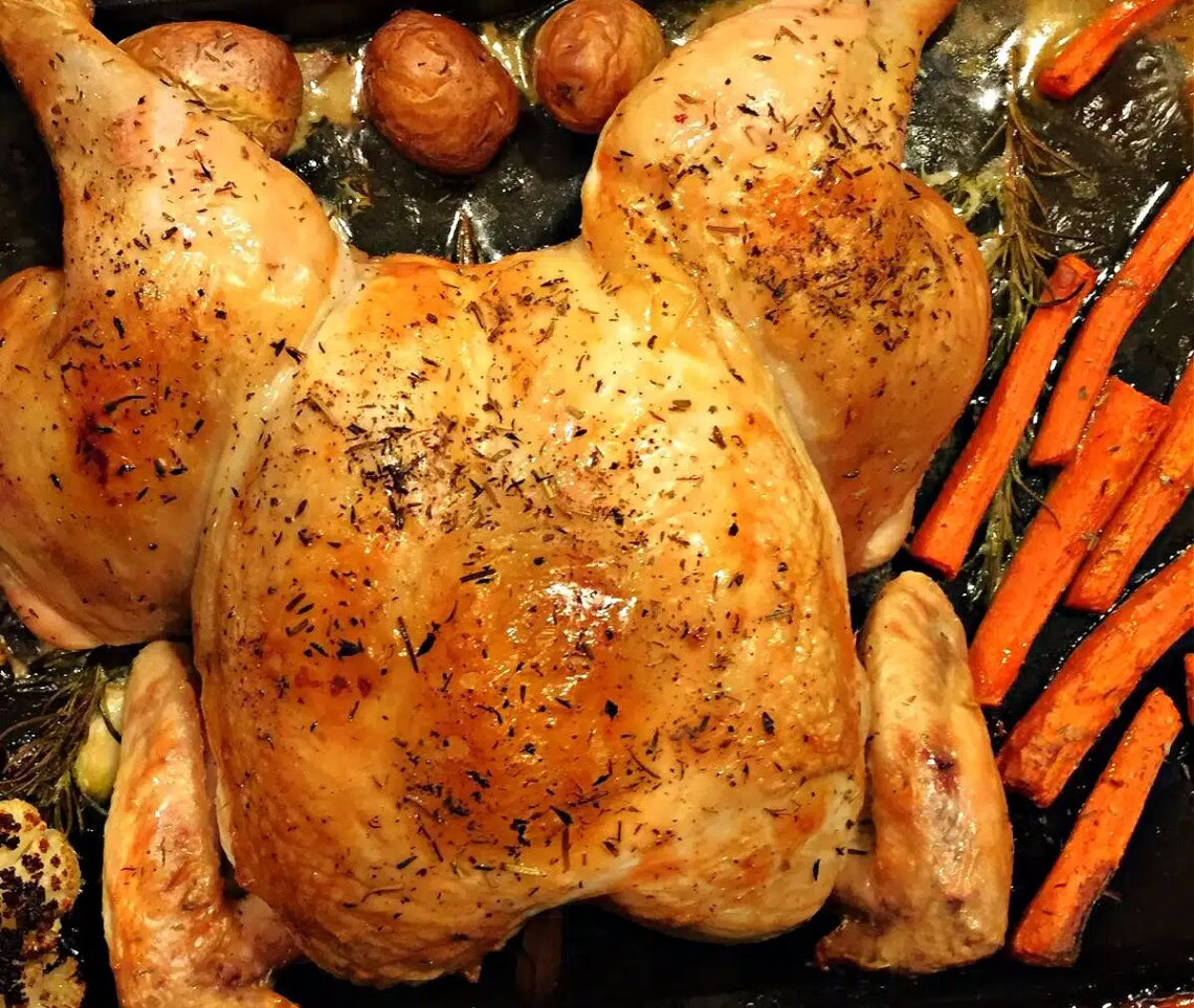 Poulet crapaudine : une technique simple pour un poulet parfaitement rôti