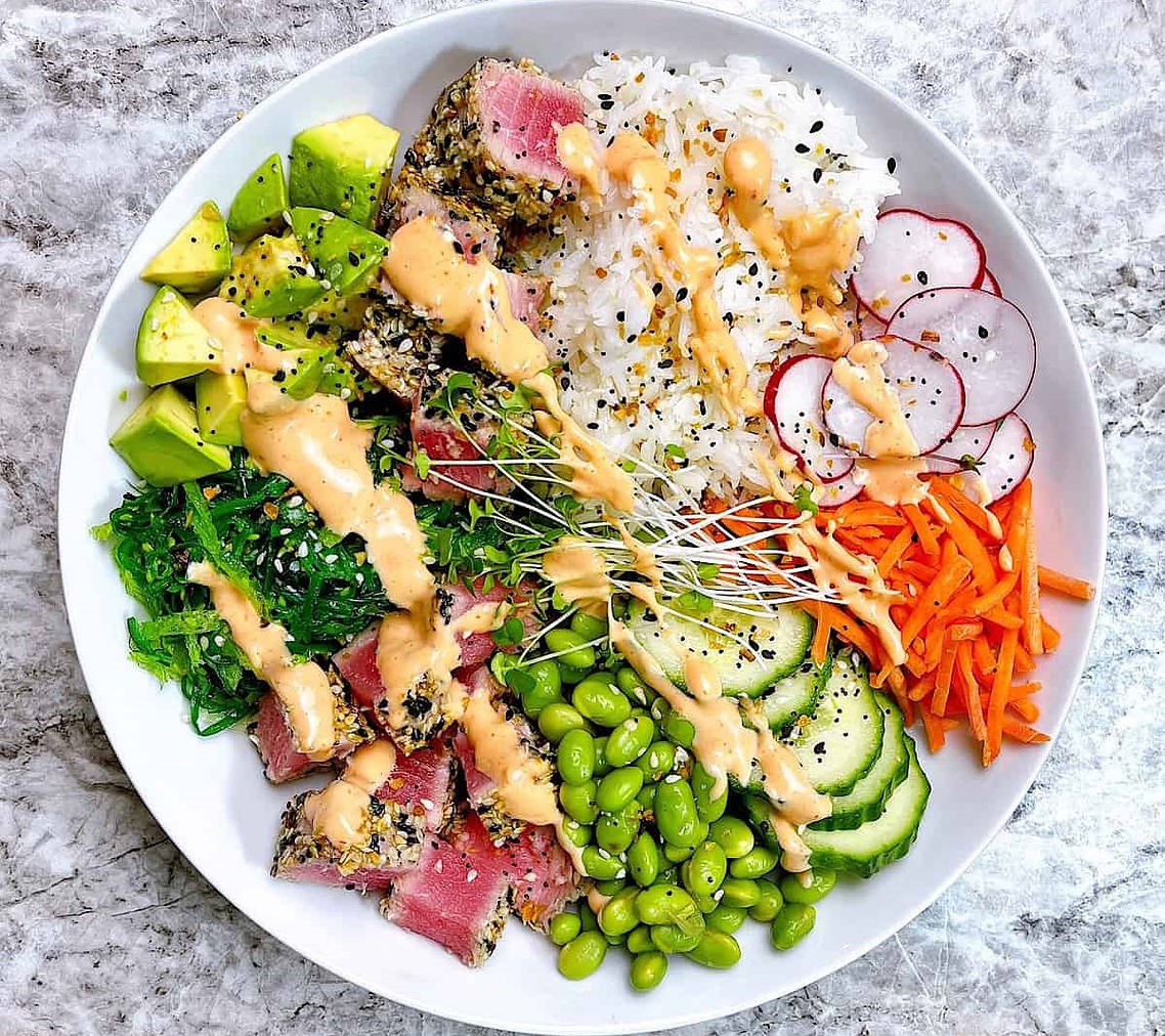 La recette facile et rapide de pokebowl maison au thon