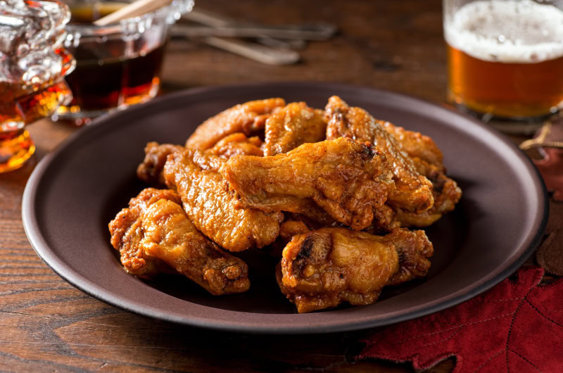 Ailes de poulet à l’érable