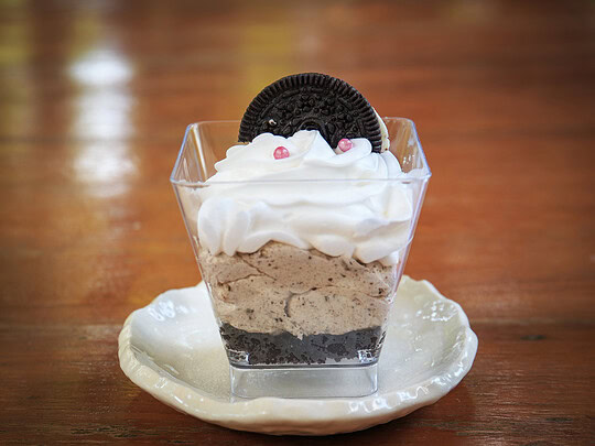 Parfait au Baileys et au Oréo